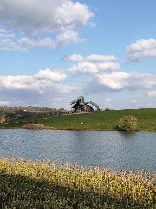 Пока сели поесть смотрели на такое великолепие. 