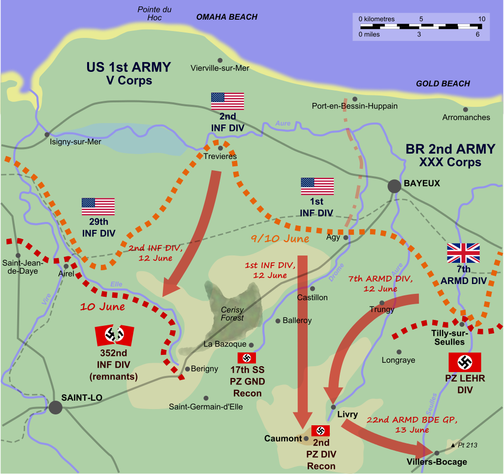 Нормандская операция - Операция «Перч» 7–14 июня 1944 года | История и  культура Евразии | Дзен