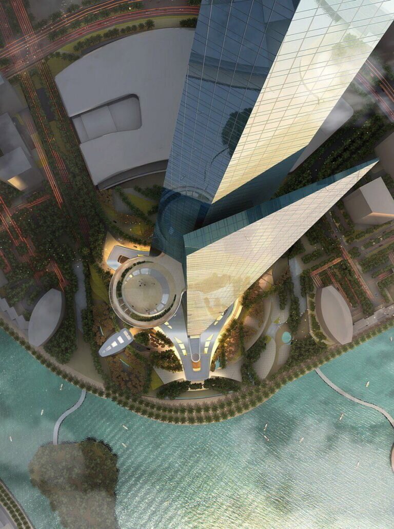    Концепт километровой башни Jeddah Tower / © JEC