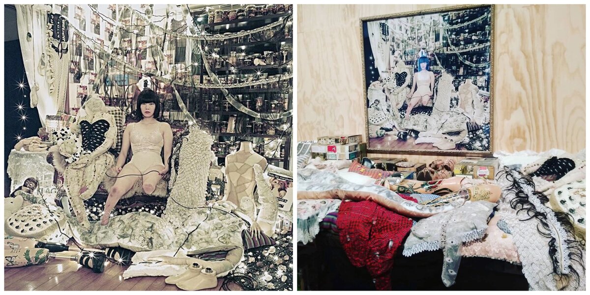 Фотография из инстаграма  © Mari Katayama     Как работа выставлена на биеннале                                                                                                     