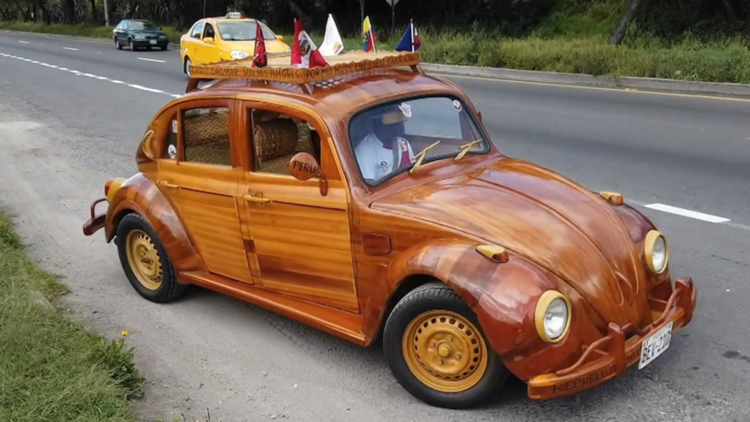 Авто из дерева фото