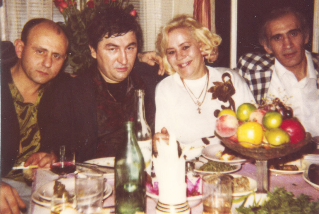 Вова Черный, Дато Ташкентский, Вахо Тбилисский. Москва, 1992. Фото с сайта "Прайм Крйм"а