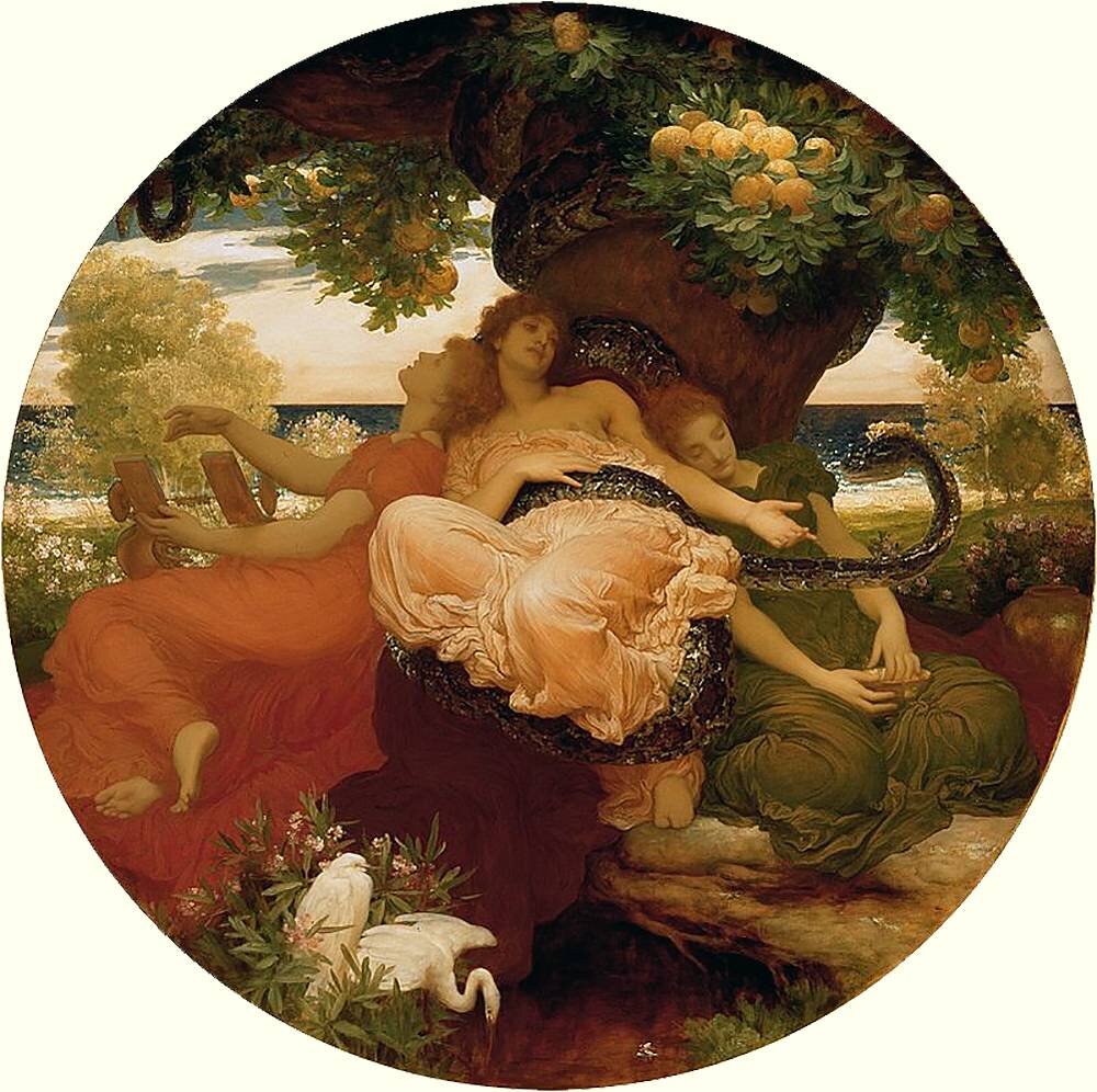 Сад Гесперид. Фредерик Лейтон 1892 г. 