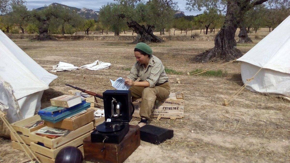 Pinell de Brai. Реконструкция боев в Terra Alta.  1938/2017