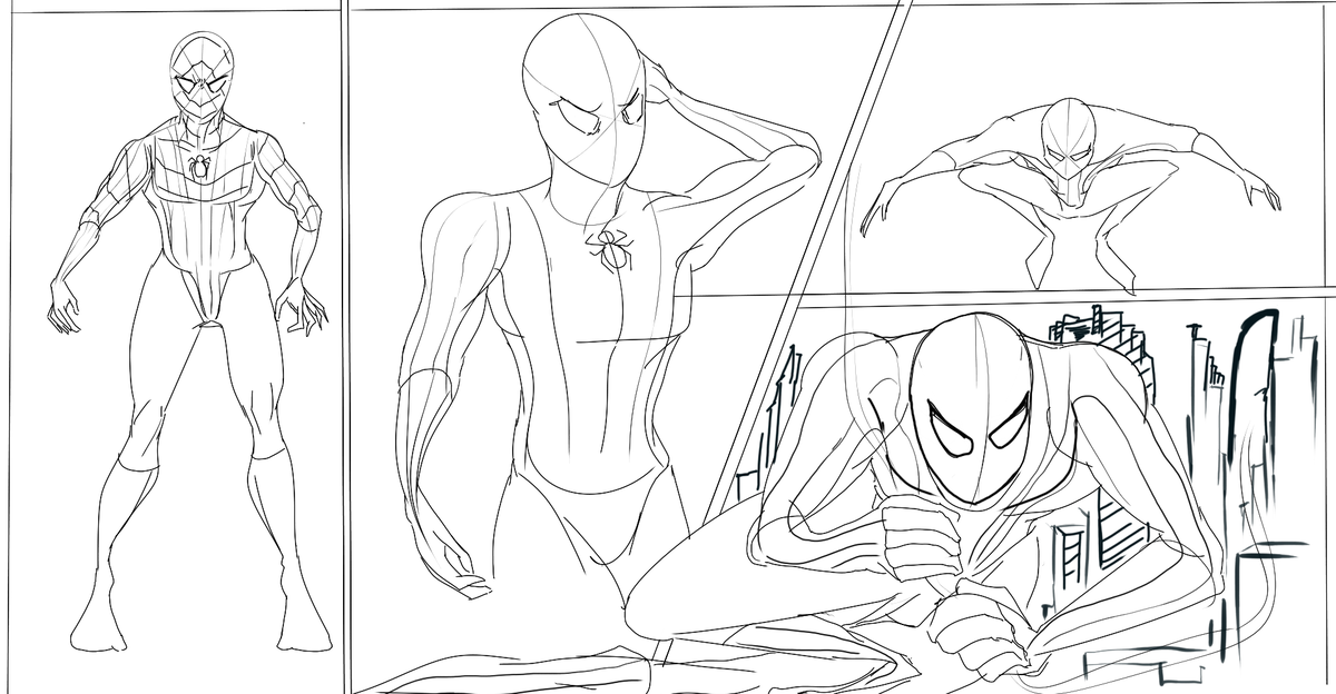 Тут я добавил еще линии раскадровки сцен.