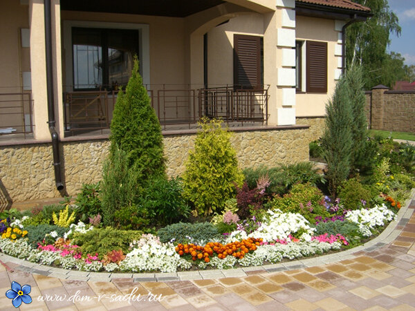 Как оформить маленький сад или палисадник возле дома: ТОП идей с фото
