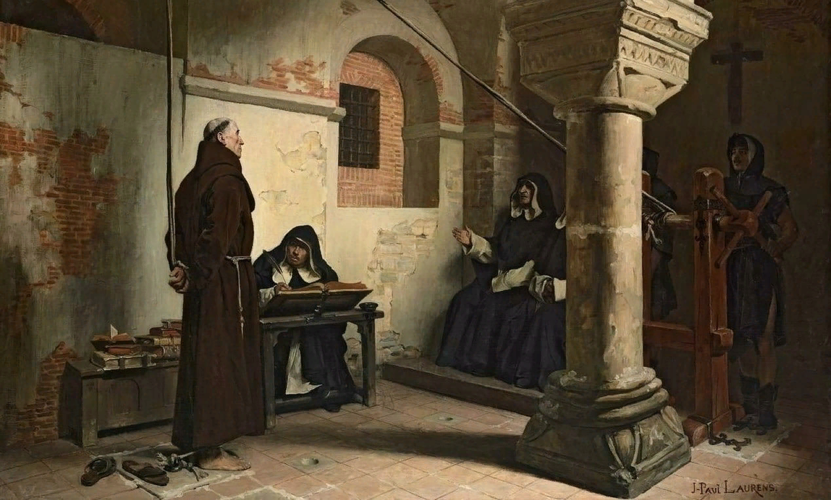 Образ испанского инквизитора. Источник изображения открытая база "Яндекс. Картинки".