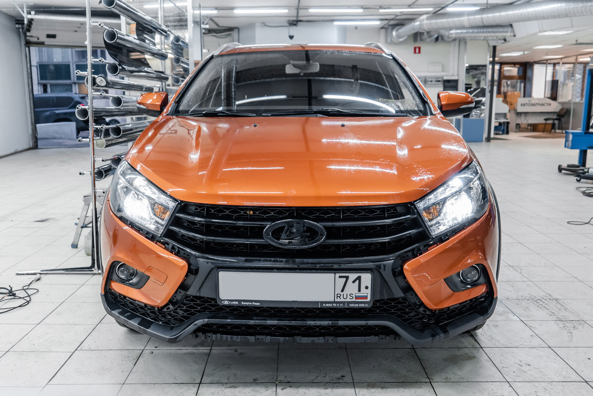 Установка светодиодных линз на Lada Vesta | Xenonshop.ru | Дзен