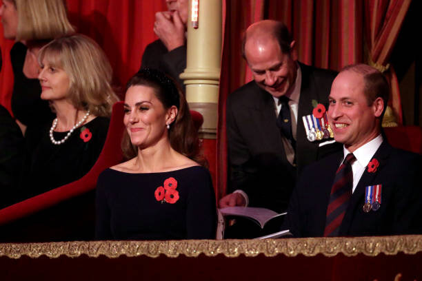 Королевская семья Великобритании на Фестивале памяти в Альберт-Холле