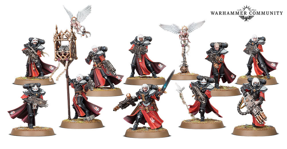 Warhammer 40000: Сестры Битвы, модели 2020-года
