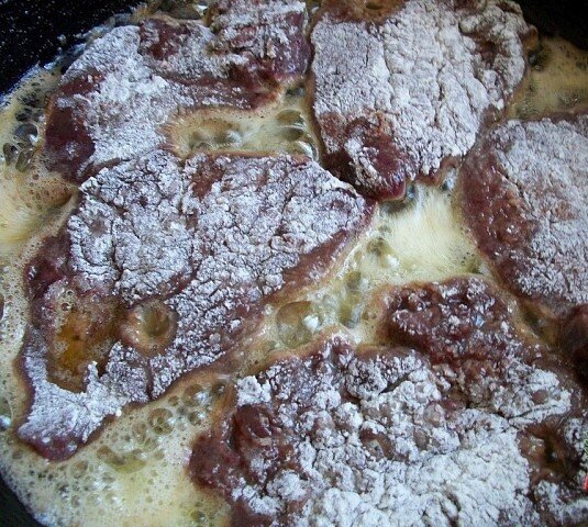 Приготовление печеночных отбивных