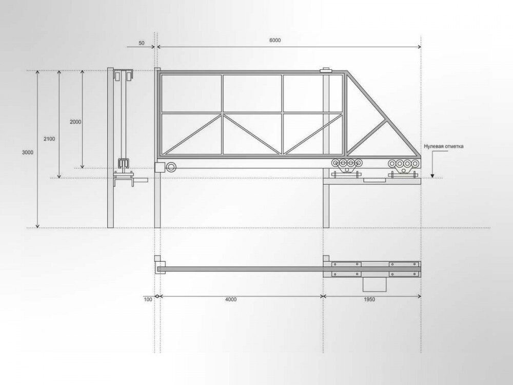 Чертежи откатных ворот своими руками схемы эскизы конструкция – Ворота Центр