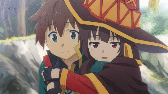 Кадры из аниме "KonoSuba"