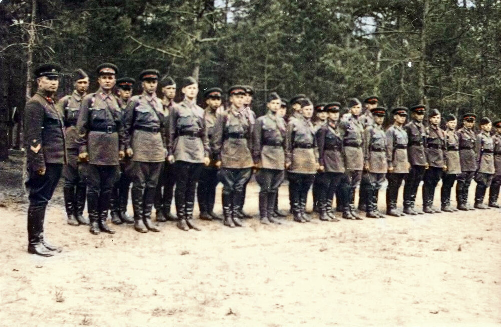 Подольские курсанты фотографии военных лет