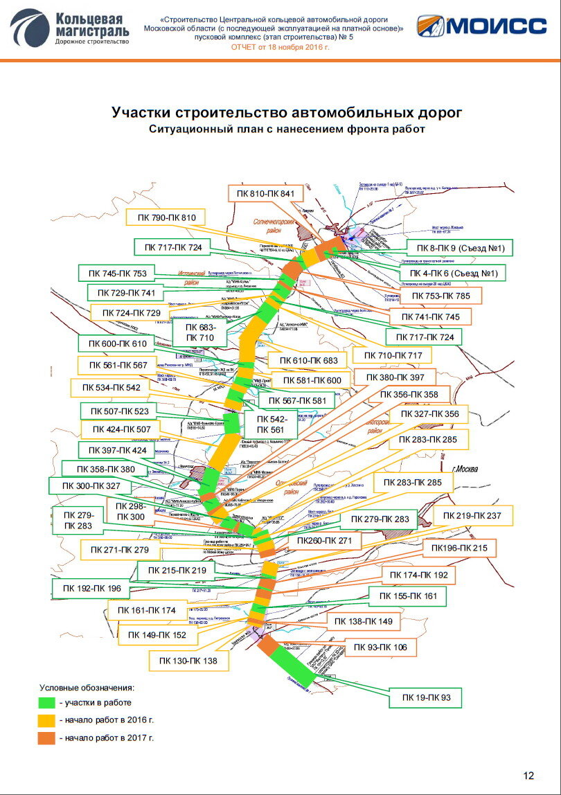 Цкад планы строительства