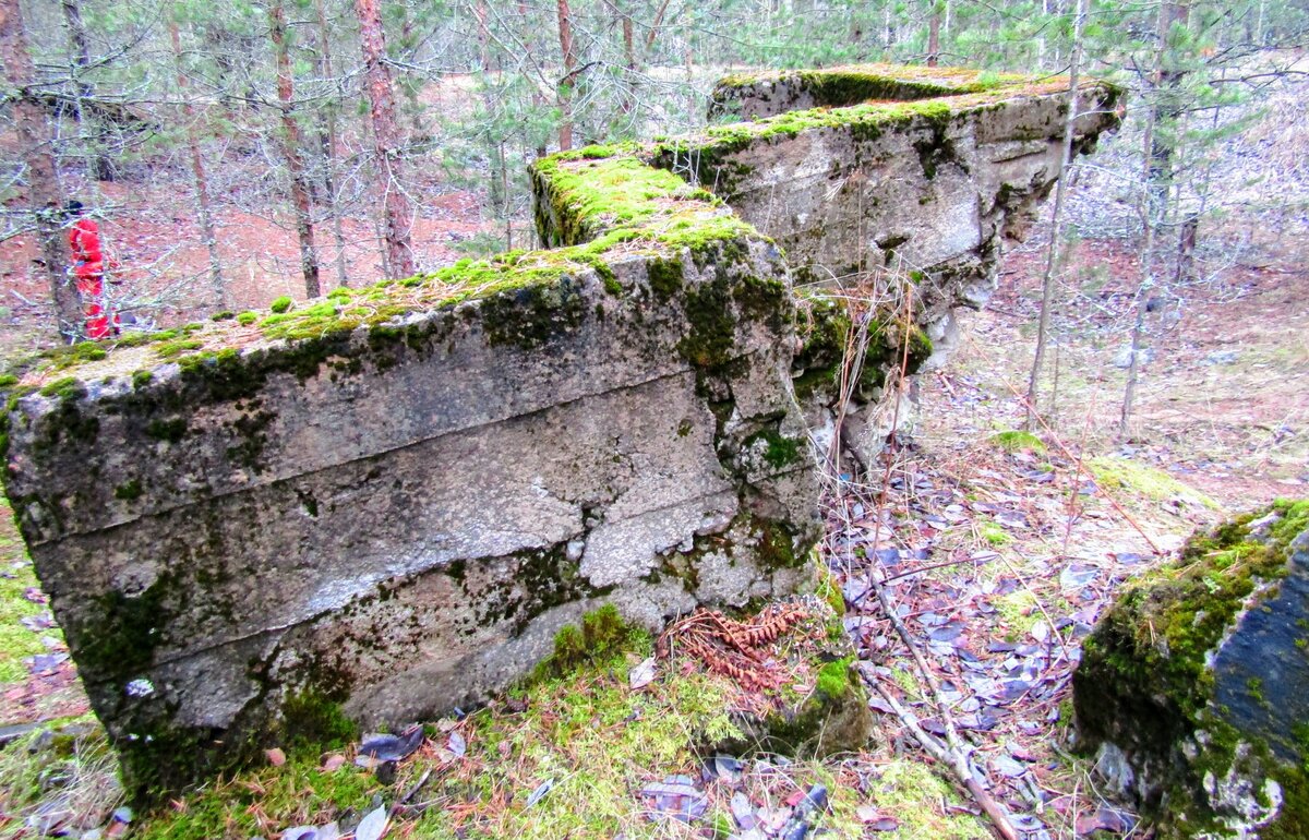 Остатки укреплений