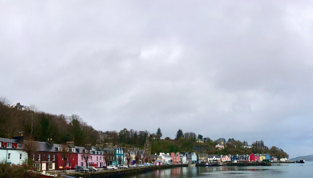 Тобермори – самый густонаселённый город острова Малл. Фото моё (20 января 2020)