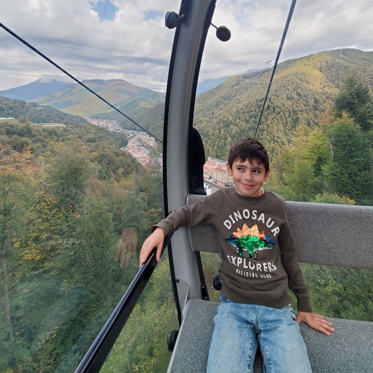 Начало нашего пути — подъем на «Розу Пик»