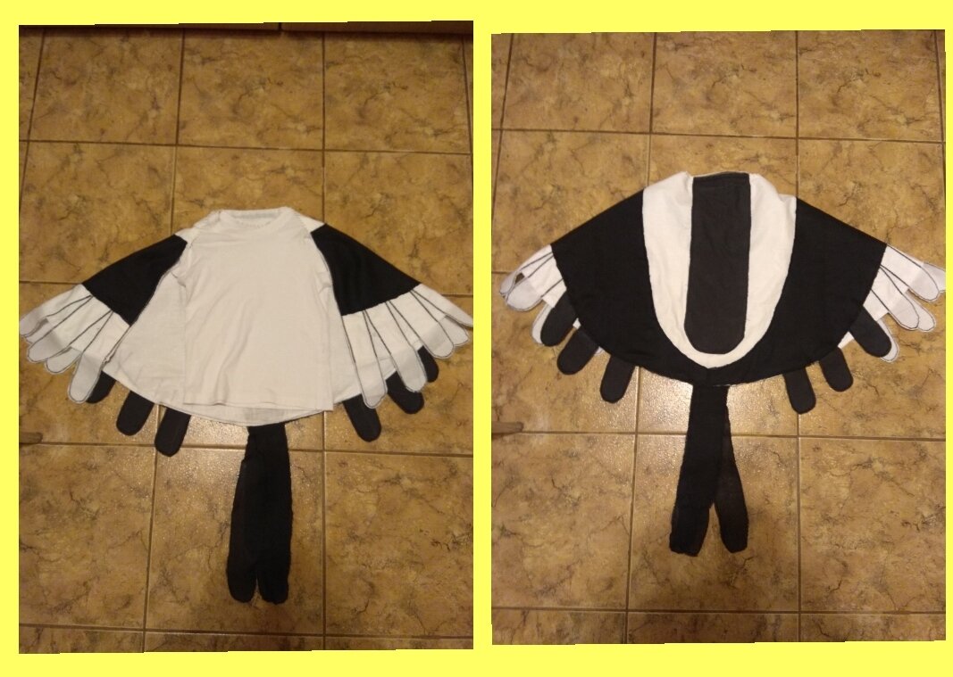 Костюм сороки собственноручного изготовления