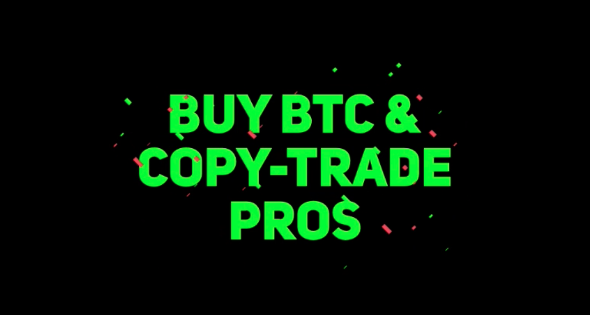 купи биткоин и копируй сделки профессионалов