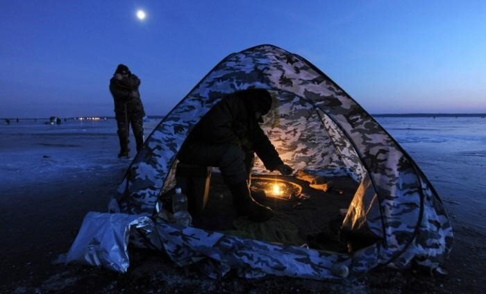 Делаем палатки для зимней рыбалки своими руками
