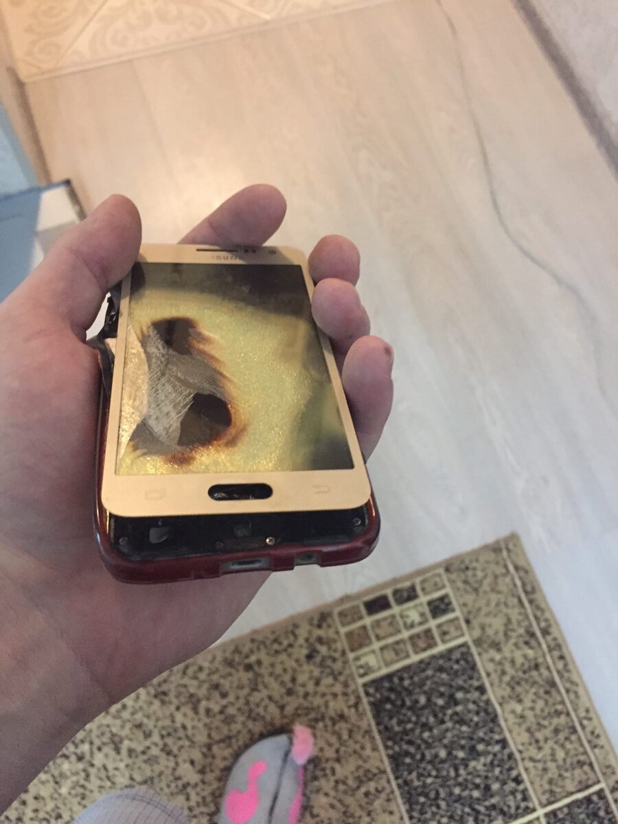 Виновник небольшого возгорания. 