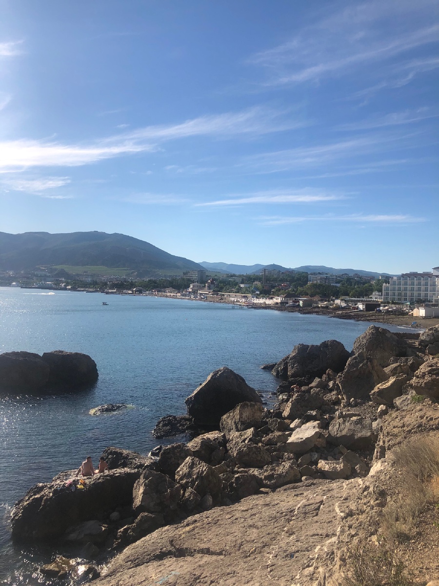 Вид в самом начала маршрута