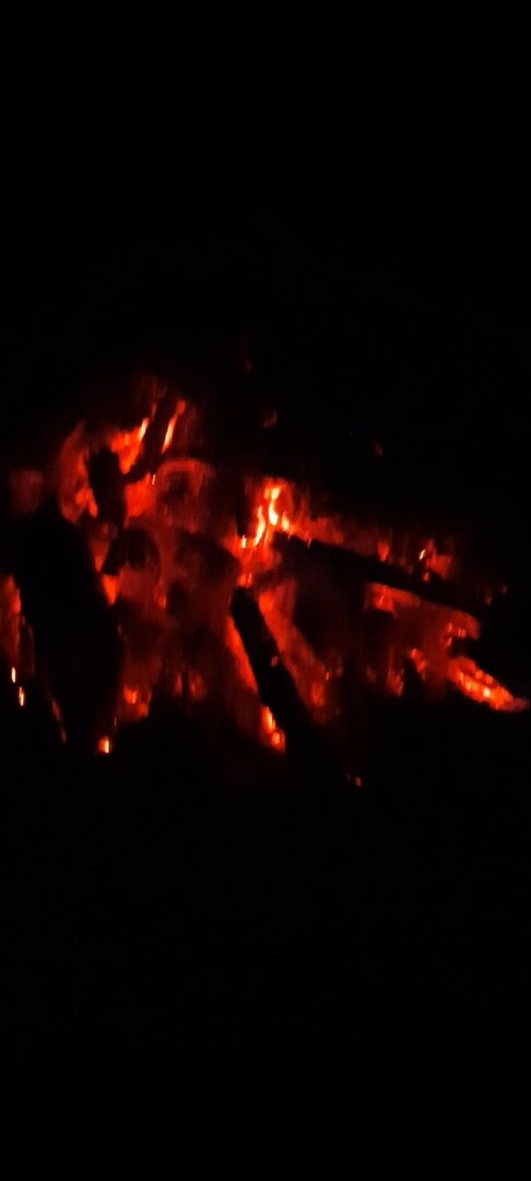 Утренний костер.