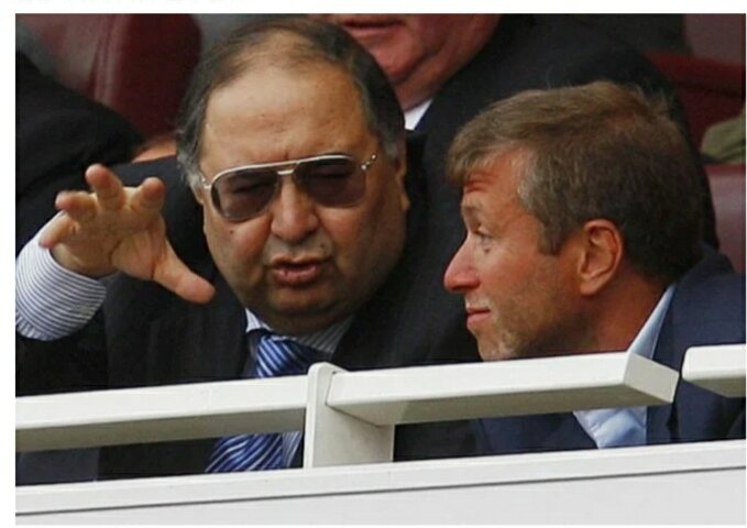 На фото Усманов и Роман Абрамович