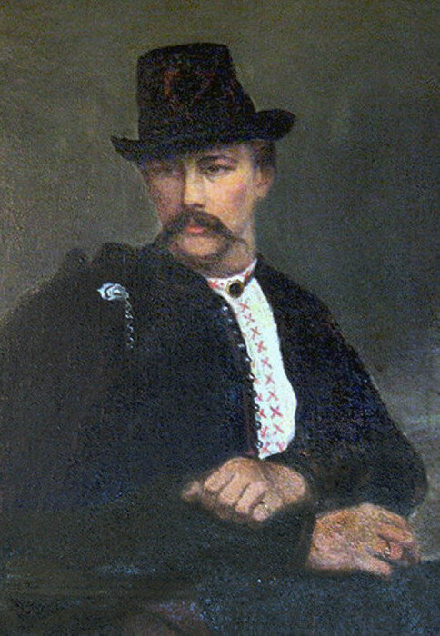 Портрет В.В. Тарновского в национальном костюме, 1860-е годы