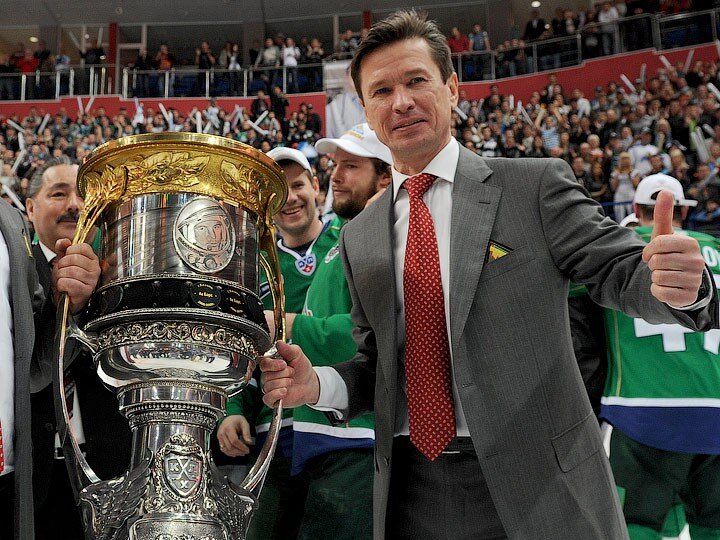 Вячеслав Быков c Кубком Гагарина