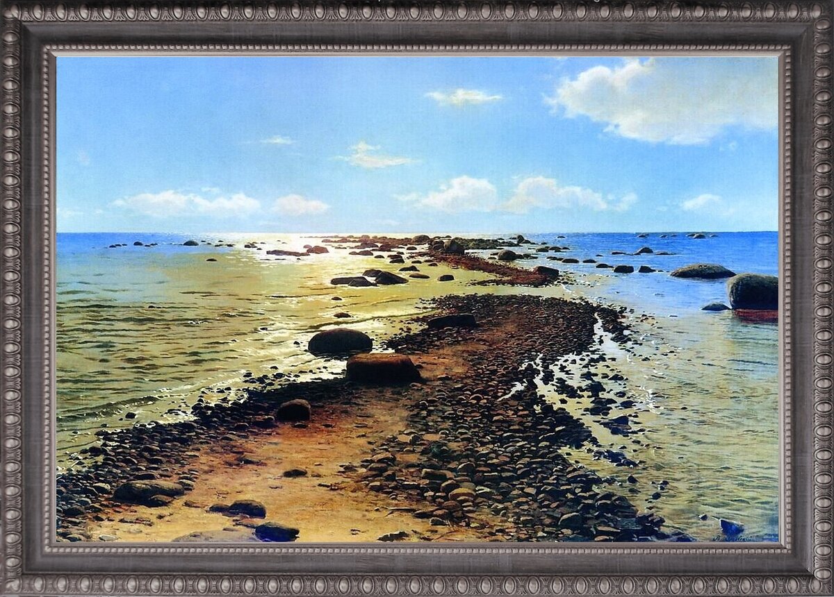 «Отмель», 1890, холст, масло