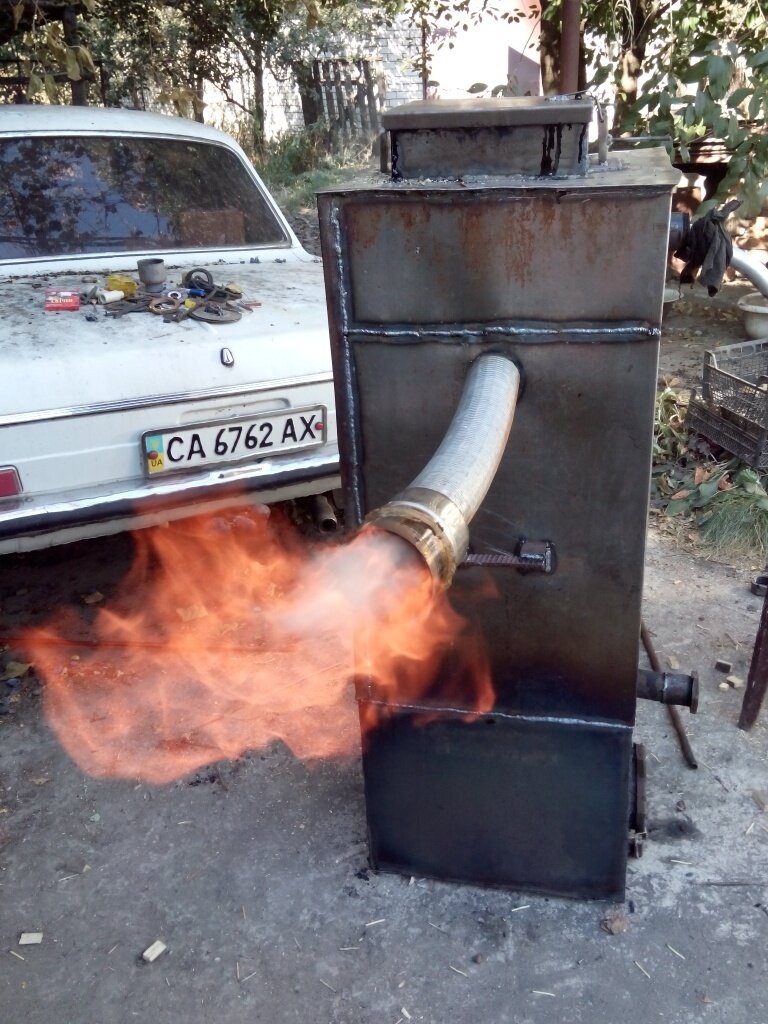 Как сделать древесный газогенератор своими руками самоделки на дровах и опилках