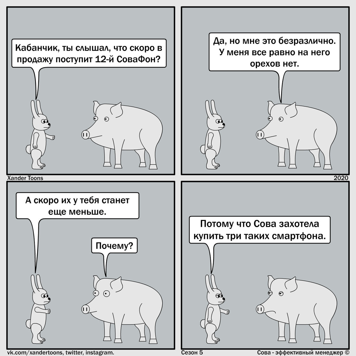 Сова - эффективный менеджер. Сезон 5, №36. "Страхи подчиненных эффективного начальника: 12-й СоваФон" часть 1.
