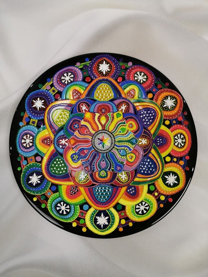 Мандала любви на тарелочке