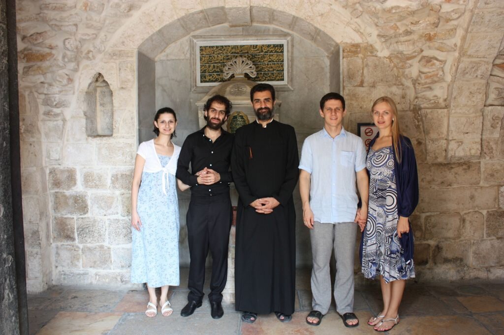 Во время паломничества по Святой Земле