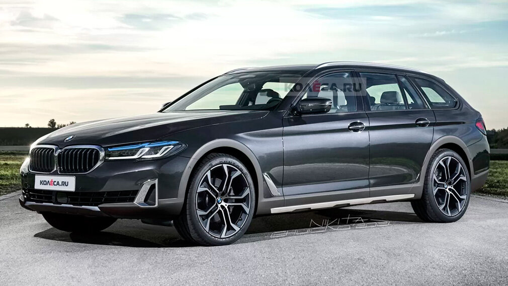 Кросс-купе BMW 5 Series. Рендеры: Колеса.ru