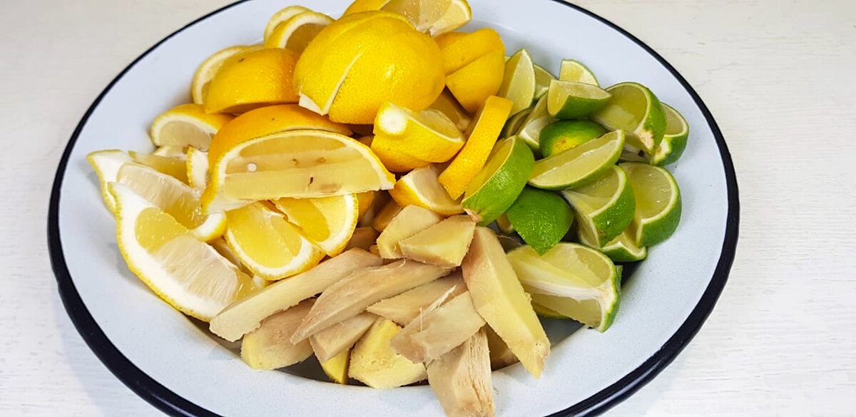 Имбирный напиток с лимоном, лаймом и мятой - калорийность, состав, описание - eda-menu.ru