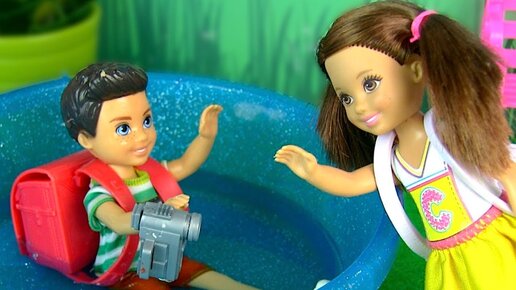 ВИДЕОКАМЕРА УТОНУЛА Эви спасла а Катя ушла Мультик #Барби Школа Куклы Игрушки для девочек
