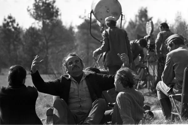 Режиссер В. Жалакявичюс на съемках "Момента истины" (1975), фото : А. Самойлов