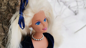 Barbie Velvet, winter. И серебро, сапфир.