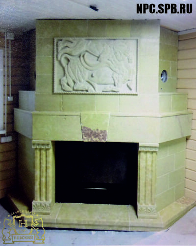 Облицовка печей камнем