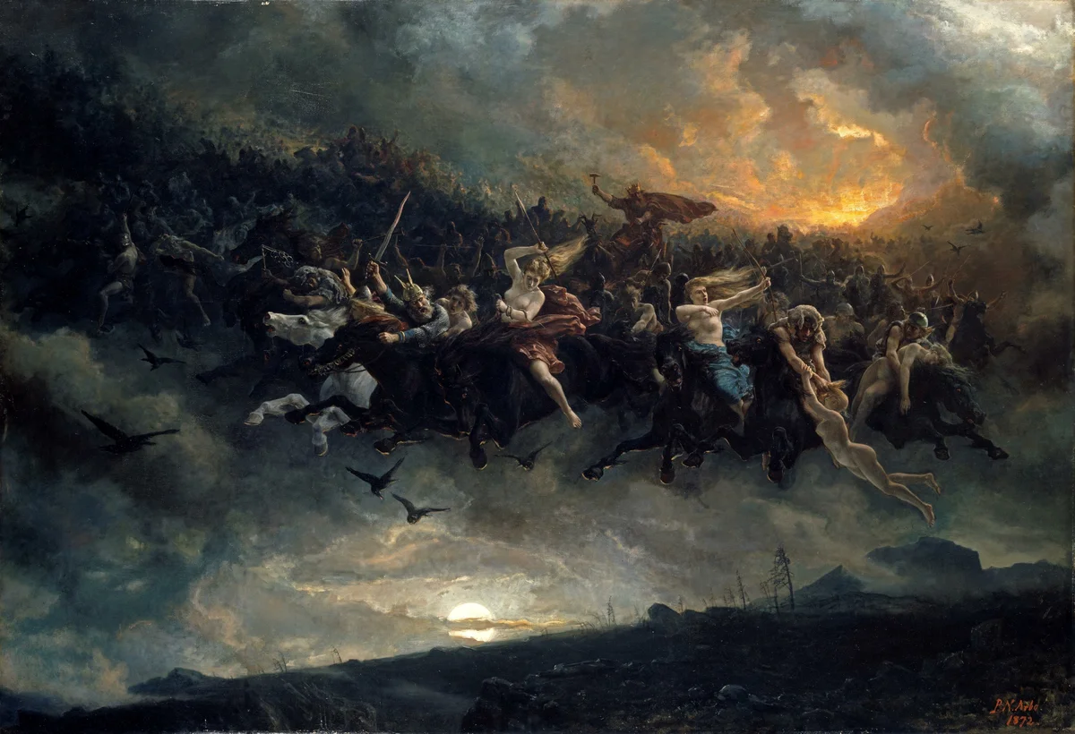 П.Н. Арбо. Дикая Охота. 1872
