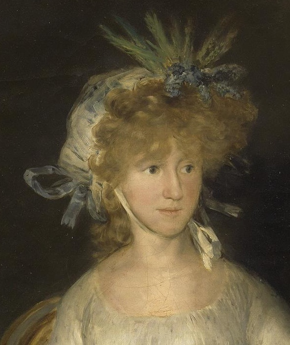 Мария-Тереза-Каролина де Бурбон, Франсиско Гойя, 1800. (с) Из коллекции Прадо. Деталь.