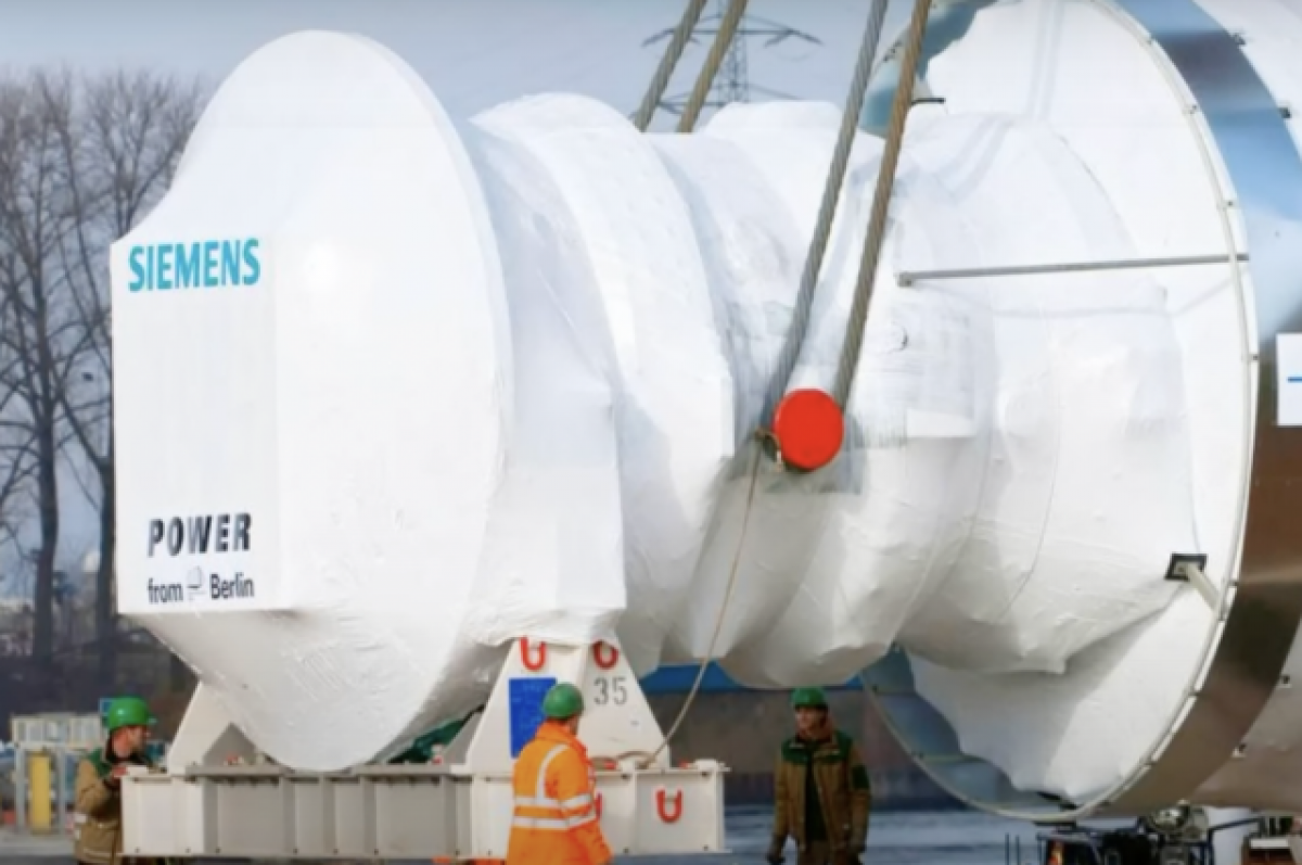    «Газпром» заявил, что Siemens негде ремонтировать агрегат для СП