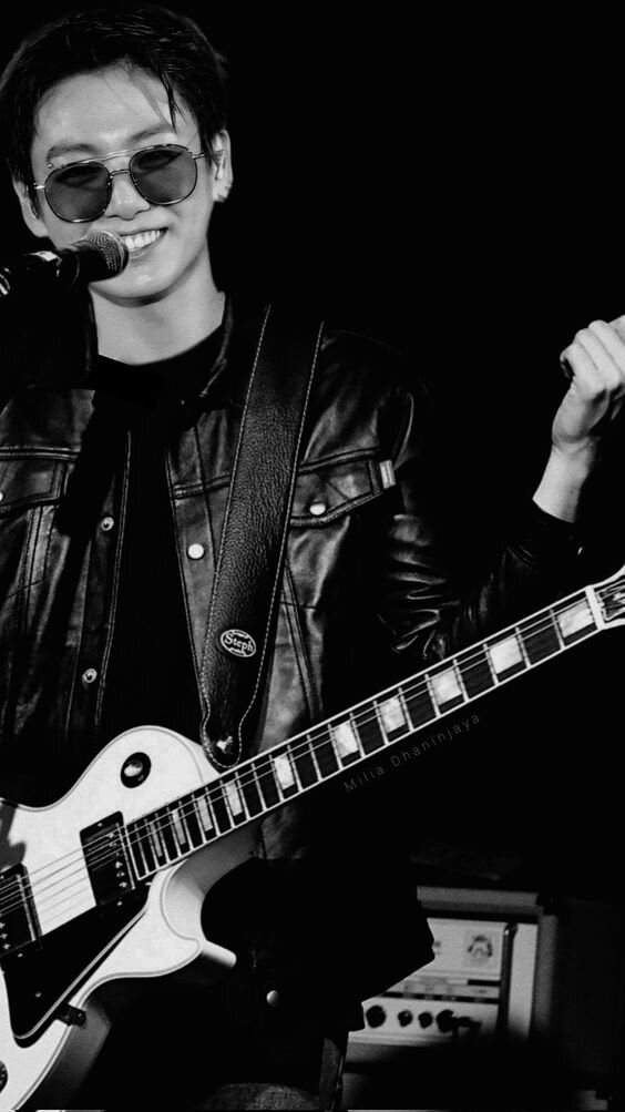 BTS. Jeon Jungkook like a Rock Star