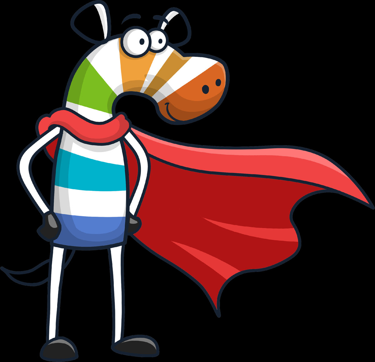 Веселая Зебра - герой Сказбуки