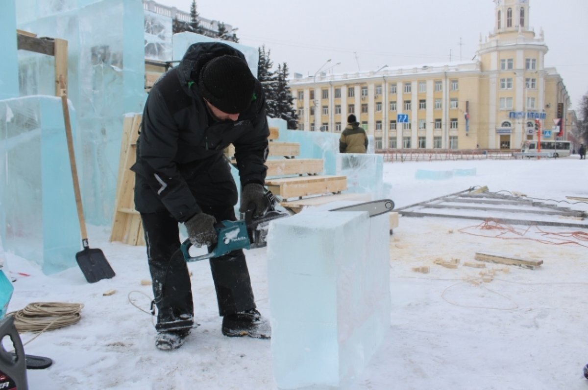    На площади 400-летия Тюмени появится ледовый городок