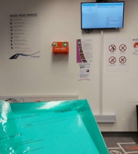 Залы ожидания на биометрию