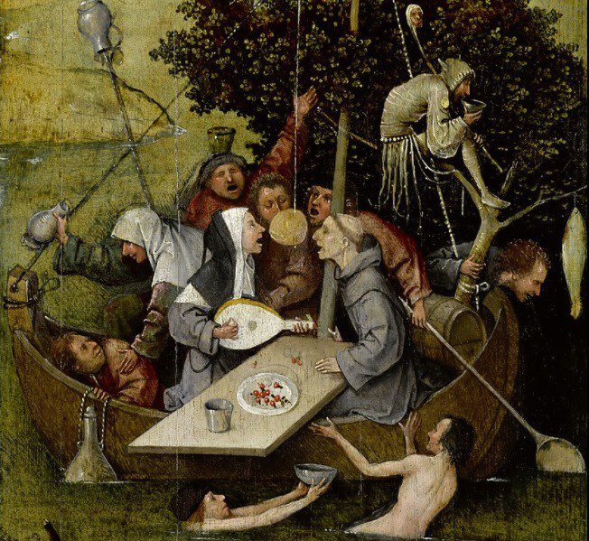 «Корабль дураков». Иероним Босх. 1495–1500